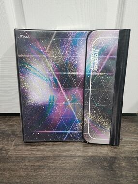 Mead Trapper Keeper Geometric Galaxy Print